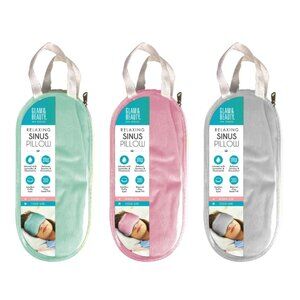 Glam & Beauty Spa Series Relaxing Sinus Pillow - Choose from Gray, Green & Pink
